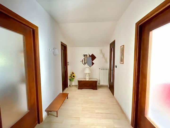 Weekend in Gravere with garage for motorcycles and bicycles